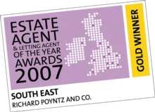 Estate Agent of the Year Awards 2007 Gold Winner, South East